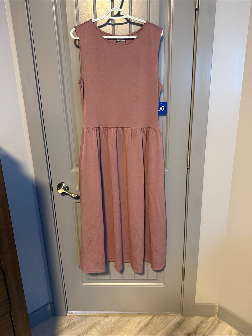 Sleeveless Rosewood Knit Dress